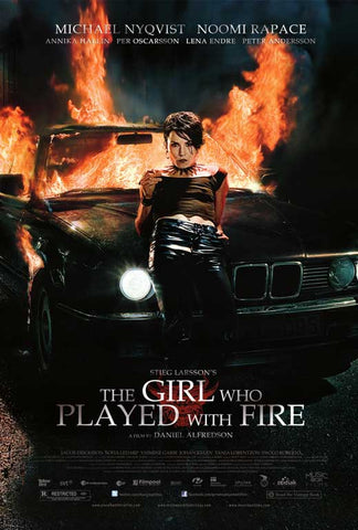 The Girl Who Played with Fire 27 x 40 Movie Poster - Style B
