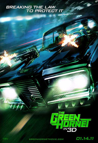 The Green Hornet 27 x 40 Movie Poster - Style B