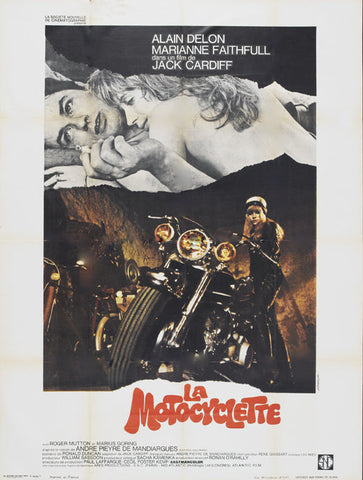The Girl on a Motorcycle 27 x 40 Movie Poster - French Style A