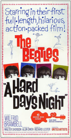 A Hard Day's Night 11 x 17 Movie Poster - Style F