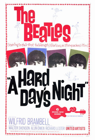 A Hard Day's Night 27 x 40 Movie Poster - Style A