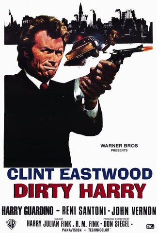 Dirty Harry 27 x 40 Movie Poster - Italian Style A