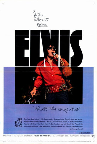 Elvis: That's the Way It Is 27 x 40 Movie Poster - Style A