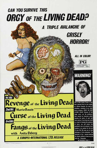 Fangs of the Living Dead 27 x 40 Movie Poster - Style A