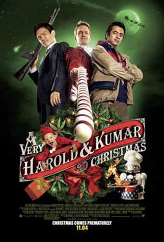 A Very Harold & Kumar Christmas Movie Poster Print