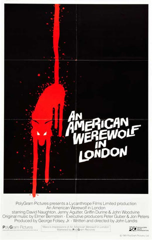 An American Werewolf in London 27 x 40 Movie Poster - Style G