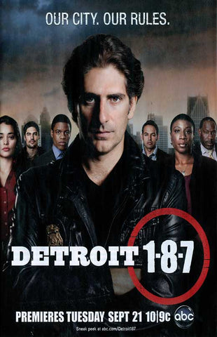 Detroit 1-8-7 11 x 17 TV Poster - Style A