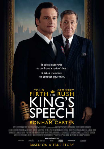 The King's Speech 27 x 40 Movie Poster - Swiss Style A