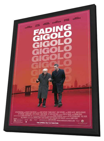 Fading Gigolo 11 x 17 Movie Poster - Style A - in Deluxe Aluminum Frame