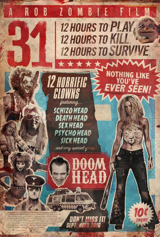 31 11 x 17 Movie Poster - Style C