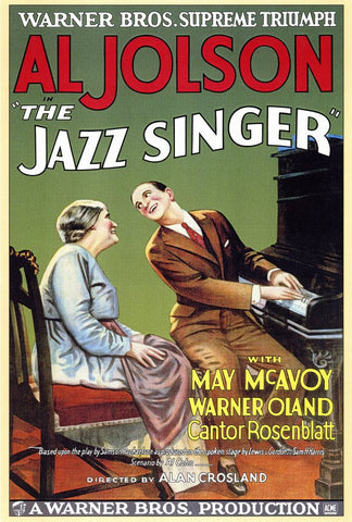 The Jazz Singer 27 x 40 Movie Poster - Style A