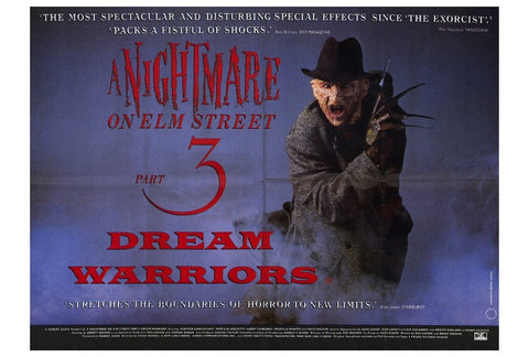 A Nightmare on Elm Street 3: Dream Warriors 27 x 40 Movie Poster - Style B