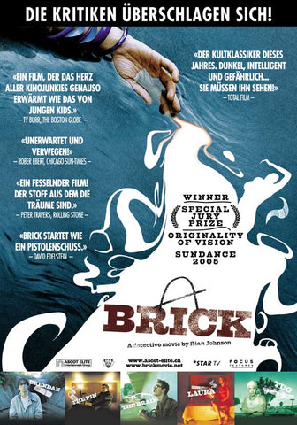 Brick 11 x 17 Movie Poster - Swiss Style A