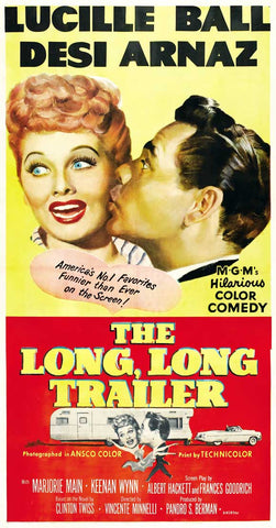 The Long Long Trailer 27 x 40 Movie Poster - Style B