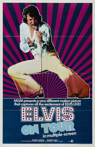 Elvis On Tour 27 x 40 Movie Poster - Style B