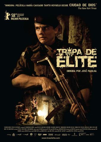 Elite Squad 27 x 40 Movie Poster - Brazilian Style A
