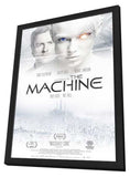 The Machine 11 x 17 Movie Poster - UK Style A - in Deluxe Aluminum Frame