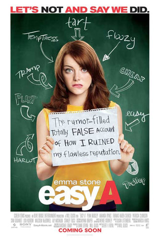 Easy A 11 x 17 Movie Poster - Style B