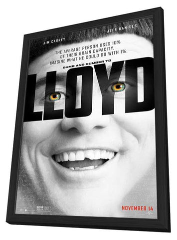 Dumb and Dumber To 24 x 36 Movie Poster - Style A - in Deluxe Aluminum Frame