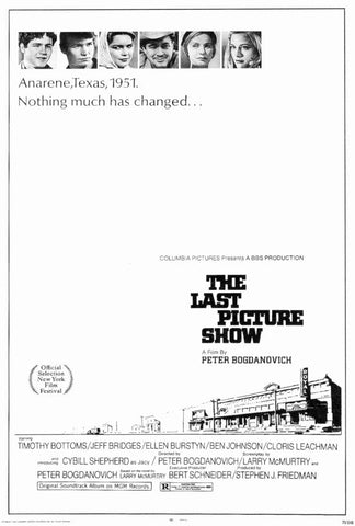 The Last Picture Show 27 x 40 Movie Poster - Style A