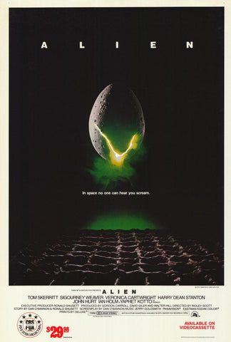 Alien 27 x 40 Movie Poster - Style A