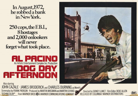 Dog Day Afternoon 11 x 17 Movie Poster - UK Style A