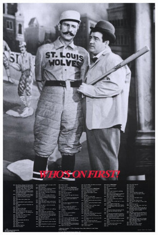 Abbott & Costello - Who's On First 27 x 40 Movie Poster - Style A