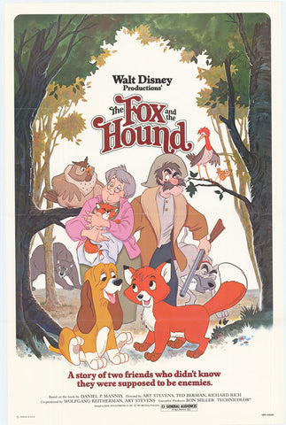 The Fox and the Hound 11 x 17 Movie Poster - Style B