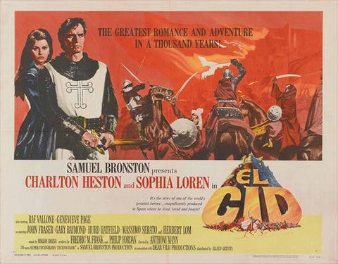 El Cid 30 x 40 Movie Poster UK - Style A