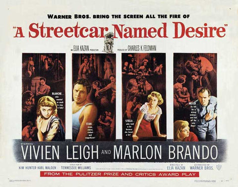A Streetcar Named Desire 30 x 40 Movie Poster UK - Style A