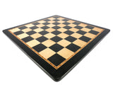 Chess Board - 21" Ebony & Birdseye Maple Chess Board