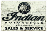 Indian Motorcycle Metal Sign