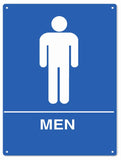 Mens Restroom Metal Sign