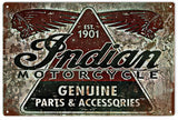Indian Motorcycle Metal Sign