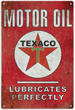 Texaco Motor Oil Metal Sign