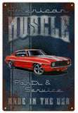 RG10C American Muscle Car Garage Art Metal Sign