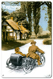RG113B Triumph Classic British Motorcycle Metal Sign