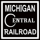 Michigan Central Railroad Metal Sign