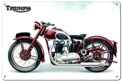RG114B Triumph Classic British Motorcycle Metal Sign
