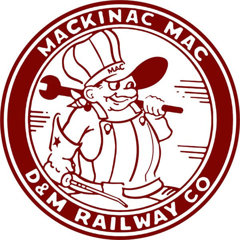 Mackinac Mac Railway Metal Sign