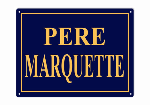 Pere Marquette Railroad Metal Sign