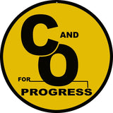 C And O Railroad Metal Sign