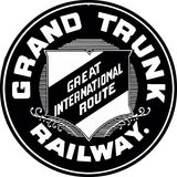 Grand Trunk Railway Metal Sign