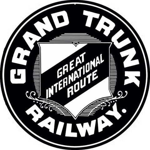Grand Trunk Railway Metal Sign