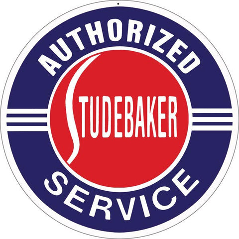 Authorized Studebaker Service Metal Sign