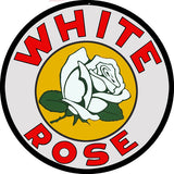 White Rose Motor Oil Metal Sign