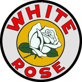 White Rose Motor Oil Metal Sign