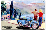 RG119B Triumph Classic British Motorcycle Metal Sign