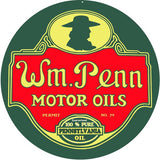 WM Penn Motor Oil Metal Sign