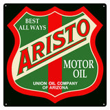 Aristo Motor Oil Metal Sign